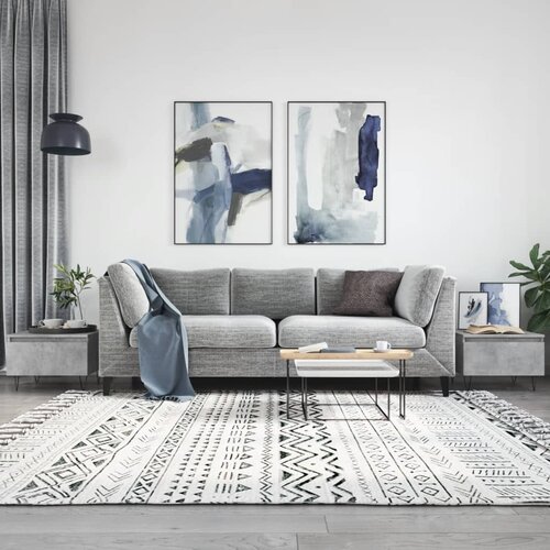VidaXL Stolići za kavu 2 kom boja betona 50x46x35 cm konstruirano drvo Slike