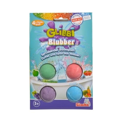 Glibbi Bluber 4-komadna kupka bomba - Slike