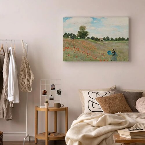  Slika - Claude Monet &ndash; Poppy Field near Argenteuil 90x60 Na talijanskom platnu Cijene