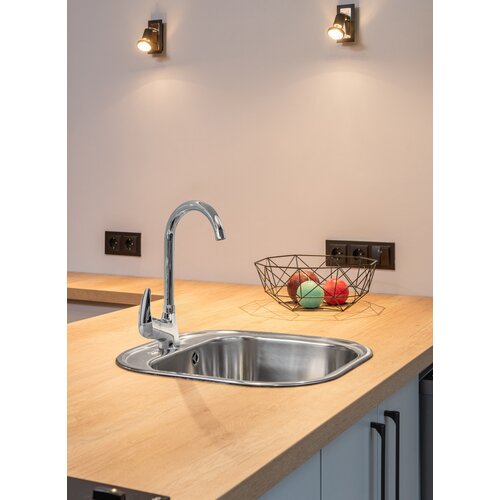 Minotti Baterija za sudoperu STANDARD sa 2 cevi labud Slike