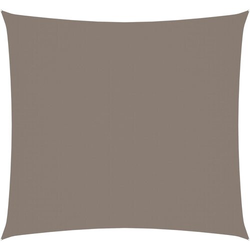 vidaXL Senčno jadro oksford blago kvadratno 4,5x4,5 m taupe Cene