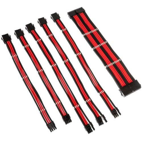 Kolink Core Adept Braided Cable Extension Kit - Black /Red Cijene