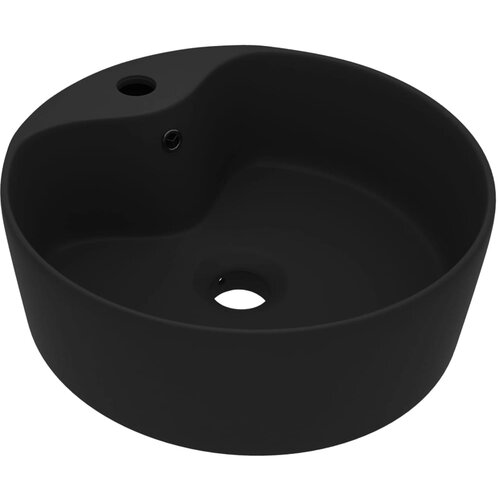 Maison Chic Razkošen Umivalnik - Kopalna umivalnik - Lavabo mat črn 36x13 cm keramičen, (21684786) Cene