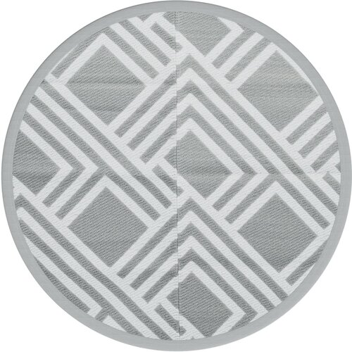 Maison Chic Zunanja Preproga, Rug siva Ø200 cm PP, (22122442) Cene