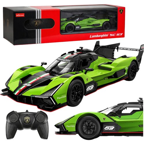  Licencirani auto na daljinsko upravljanje Lamborghini SC63 Rastar 1:24 - zeleni Cene