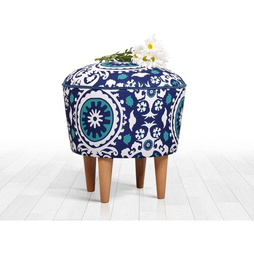 Atelier Del Sofa Taburei Plavo-bijeli Cene