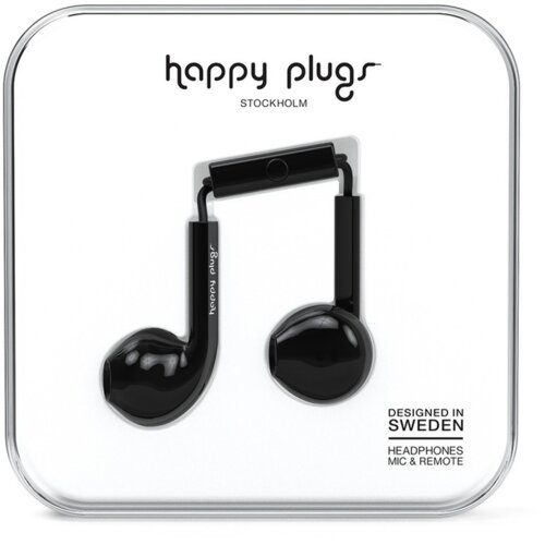 Happy Plugs Earbud Plus slu&scaron;alice,Crne Cijene