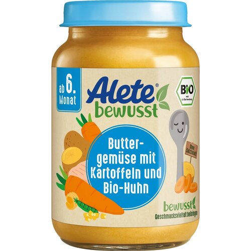 Alete Bio maslena zelenjava s krompirjem in bio piščancem - 190 g Cene