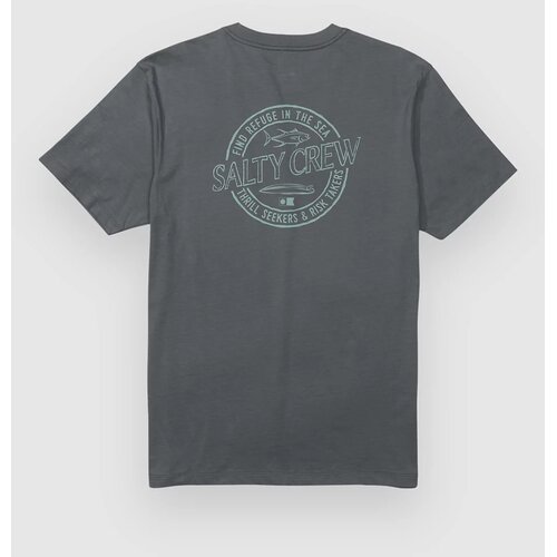 Salty Crew Skewed T-shirt charcoal Cene