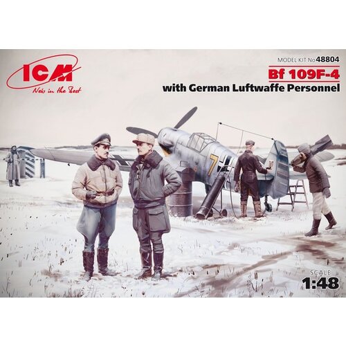 ICM Bf-109F-4 z nemškim osebjem Luftwaffe, (21287513) Cene