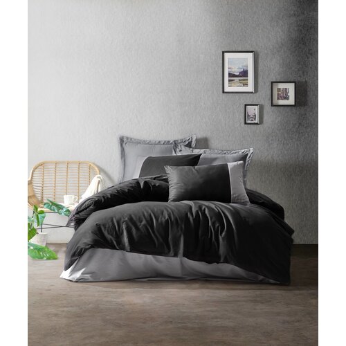  set posteljine Plain, 160x220cm, crna Cene