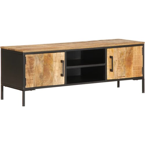 VidaXL TV ormarić 110 x 35 x 40 cm od masivnog grubog drva manga Slike