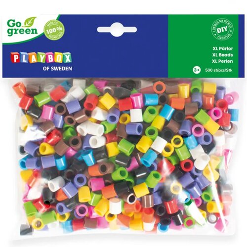 Playbox PlayBox: Go Green 9 mm XL MAXI likalni perlice 500 kos v živahnih barvah Cene