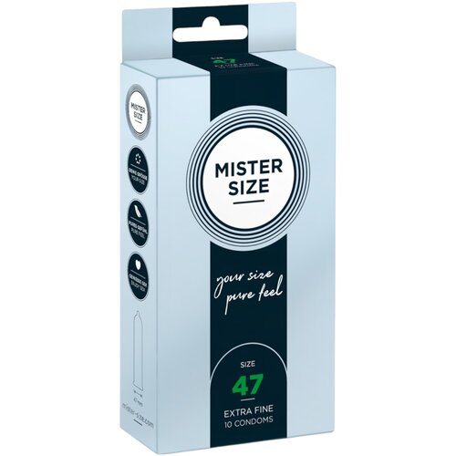 Mister Size Kondomi 47mm, 10 kom Slike