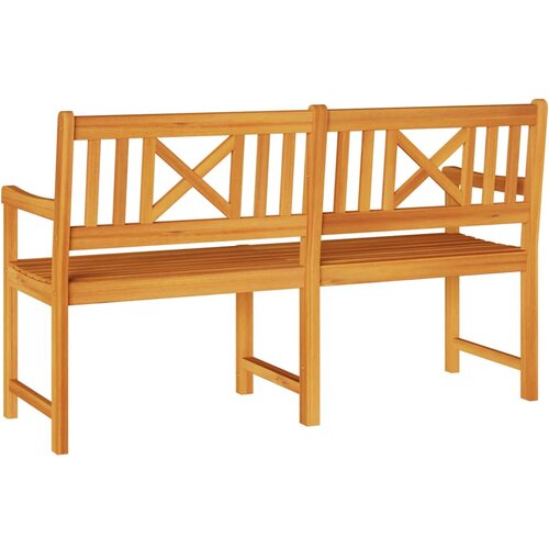  Vanjska klupa Prirodna 150 x 56 x 90 cm Čvrsto drvo akacije Slike
