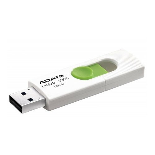 A-data USB flash 32GB 3.1 AUV320-32G-RWHGN belo zeleni Slike