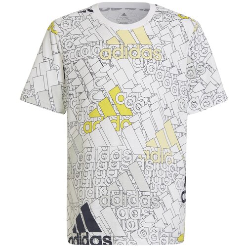 Adidas Majica Branlove HG6835 Bela Regular Fit Slike
