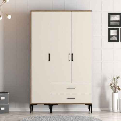 Hanah home Ormar Kumsal ST, 120x201.4x47.5 cm, Krem Slike