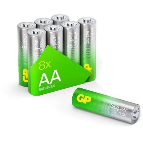  Baterije GP LR6-SBV8 AA Super Alkaline, 8kom Slike