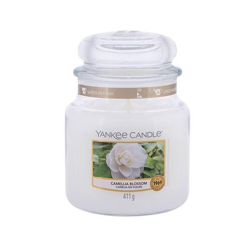 Yankee Candle camellia blossom dišeča svečka 411 g unisex Cene