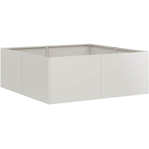 Maison Chic Cvetlični Lonec - Cvetlično korito 80x80x30 cm iz nerjavečega jekla, (21790433) Cene