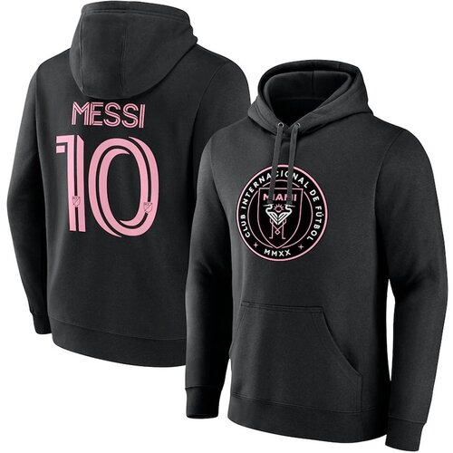 Drugo Lionel Messi Inter Miami CF Authentic Stack Black pulover s kapuco Cene