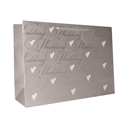 The Unique Paper Company Ukrasna kesa XL Wedding Glitter Slike