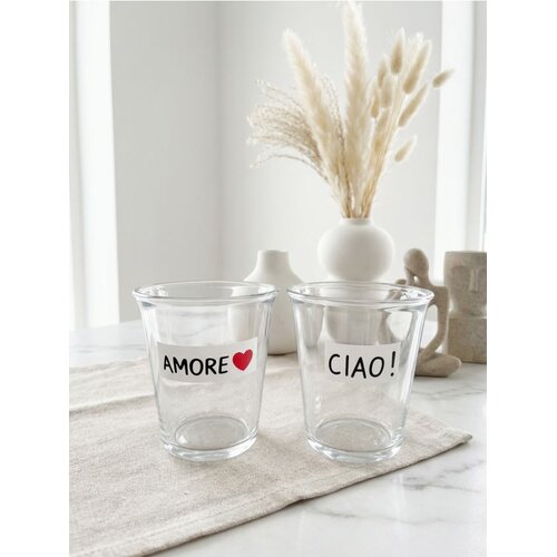Sinsay Ča&amp;scaron;e s natpisima CIAO! i AMORE 2 pack Slike