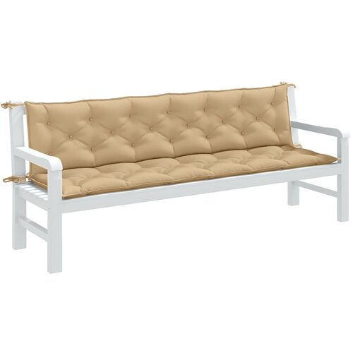  Jastuci za vrtnu klupu 2 kom bež 200x50x7 cm tkanine Cijene