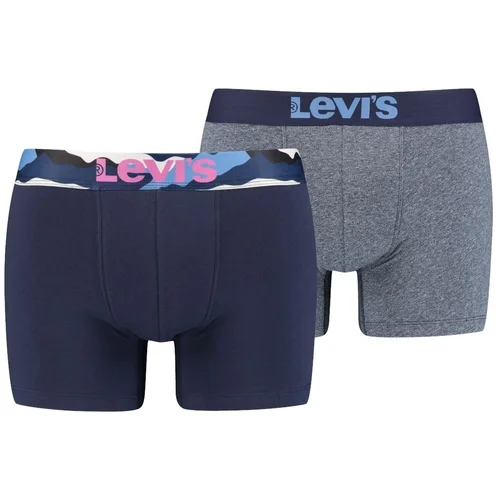 Levi's Boksarice Boxer 2 Pairs Briefs Modra