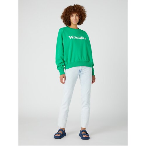 Wrangler Green Womens Sweatshirt - Women Cijene