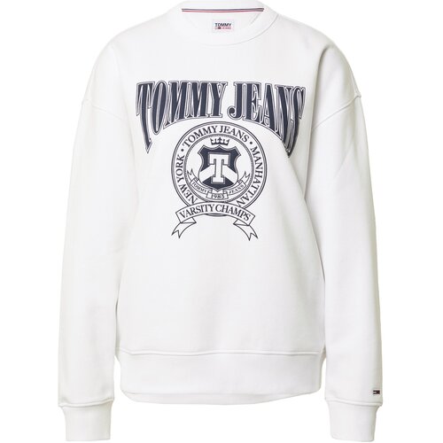 Tommy Jeans WOMEN'S WHITE SWEATSHIRT WITHOUT ZIP Cene