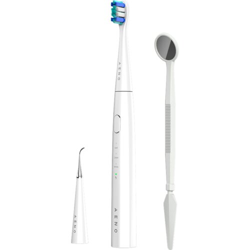Unknown AENO Sonic Electric toothbrush, DB8: White, 3modes, 3 brush heads + 1 cleaning tool, 1 mirror, 30000rpm, 100 days without charging, IPX7 Cene