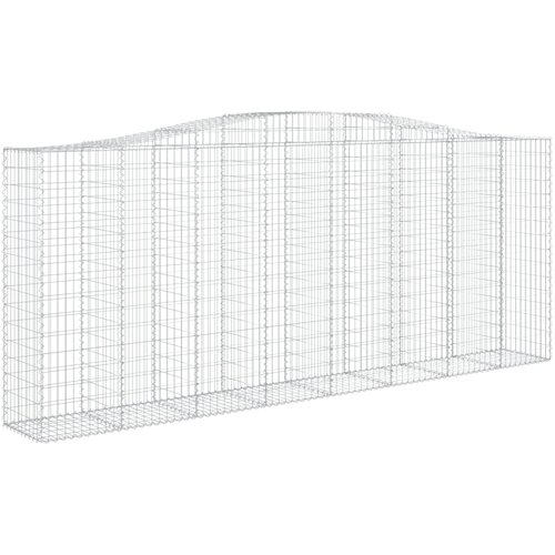  Lučne gabionske ko&amp;scaron;are 7 kom 400x50x160/180cm pocinčano željezo Slike
