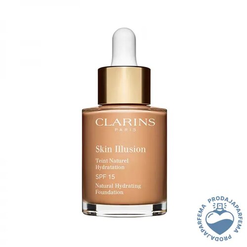 Clarins Skin Illusion (N&amp;deg;108.5 Cashew) 30ml Slike