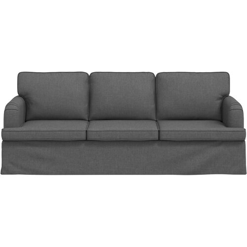 SOFA Tamno siva 201 x 80 x 85 cm tkanina Slike