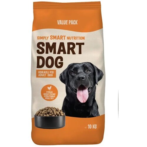 SMART DOG adult piletina 10 kg – suva hrana za odrasle pse Cene