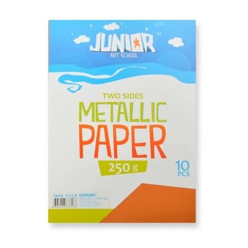 Junior jolly metallic paper papir metalik a4 250g 10k - odaberite nijansu bronza ( 136114 ) Cene