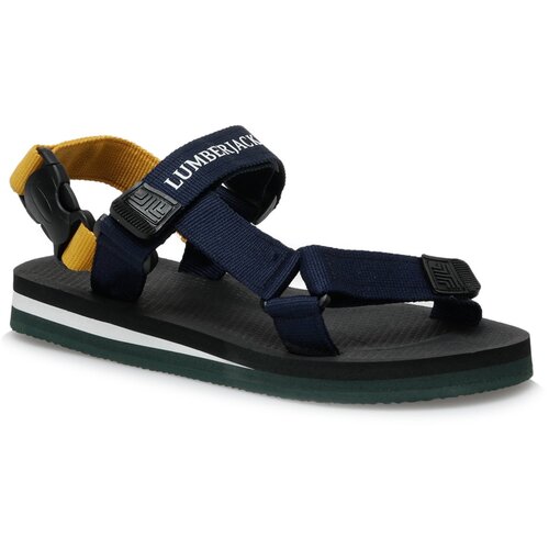 Lumberjack ZEBRY 2FX BLACK Man Sandals Slike