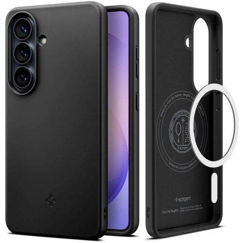 Spigen Thin Fit maska s MagSafeom za Samsung Galaxy S26 crna ACS11396 Slike