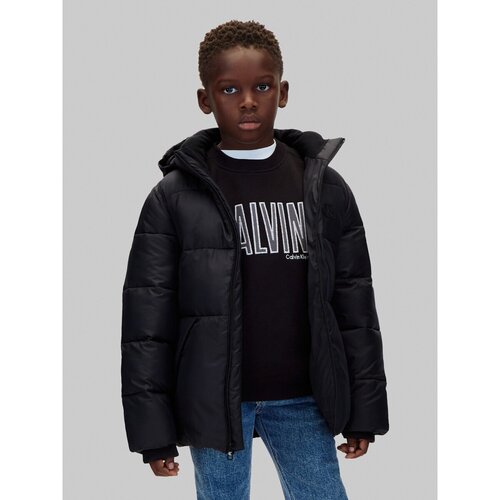 Calvin Klein Jeans Jakne Ck Essential Puffer Jacket Črna Slike