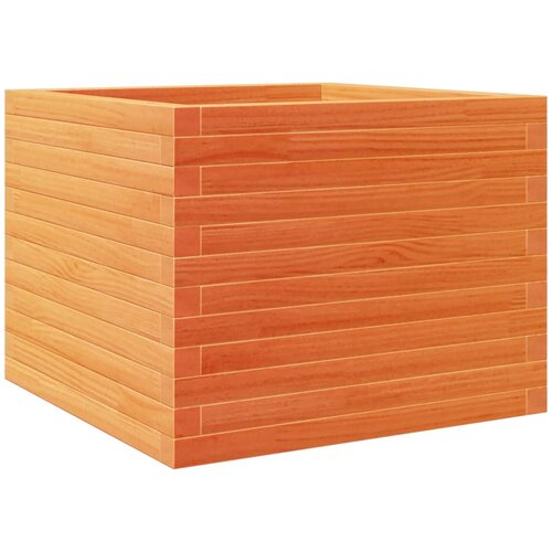 VidaXL vrtno cvetlično korito vo&amp;scaron;čeno rjavo 60x60x46 cm trdna borovina, (21255639) Slike