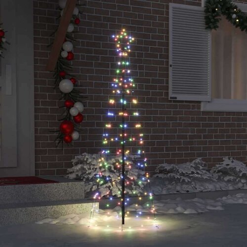 VidaXL LED božićno drvce s 390 LED svjetlima &amp;Scaron;areni 250 cm Željezo Slike