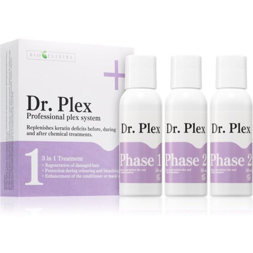 Bio&amp;eacute;lixire Dr. Plex obnovitvena kura za po&amp;scaron;kodovane lase 3x50 ml Slike