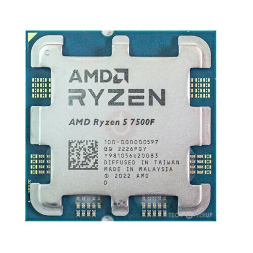 AMD procesor AM5 ryzen 5 7500F tray Slike
