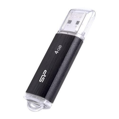 SiliconPower Ultima U02 Pendrive USB flash drive 4 GB USB 2.0 (SP004GBUF2U02V1K) Black Slike