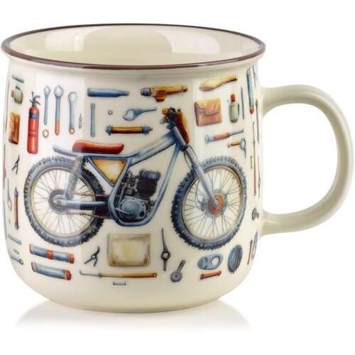 Mondex skodelica porcelan Affekdesign Norman 9,6x13x9,3 večbarvna 1 kos, (5000300843) Slike