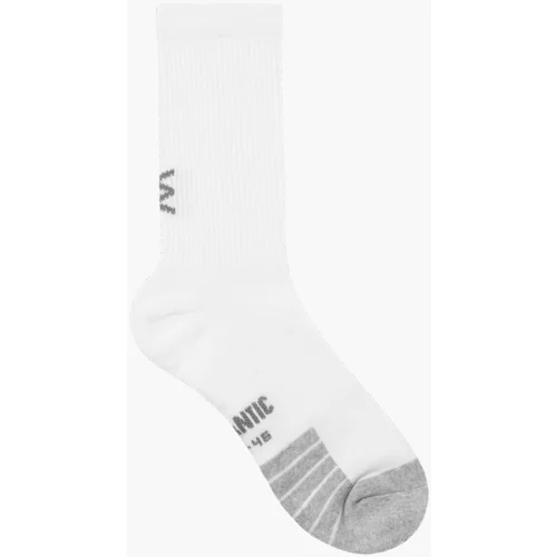 Atlantic Men's Standard Length Socks - White/Grey