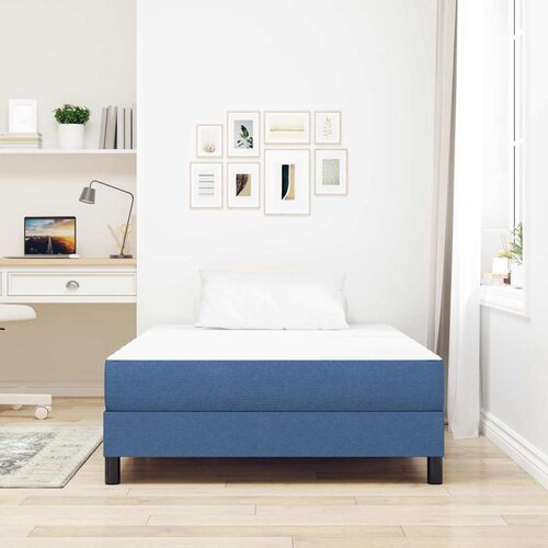  Madrac s madracem Plava 120 x 190 cm tkanina Slike