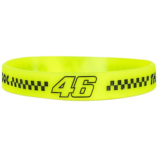 Vr46 Valentino Rossi "Check" The Doc silikonska zapestnica Cene